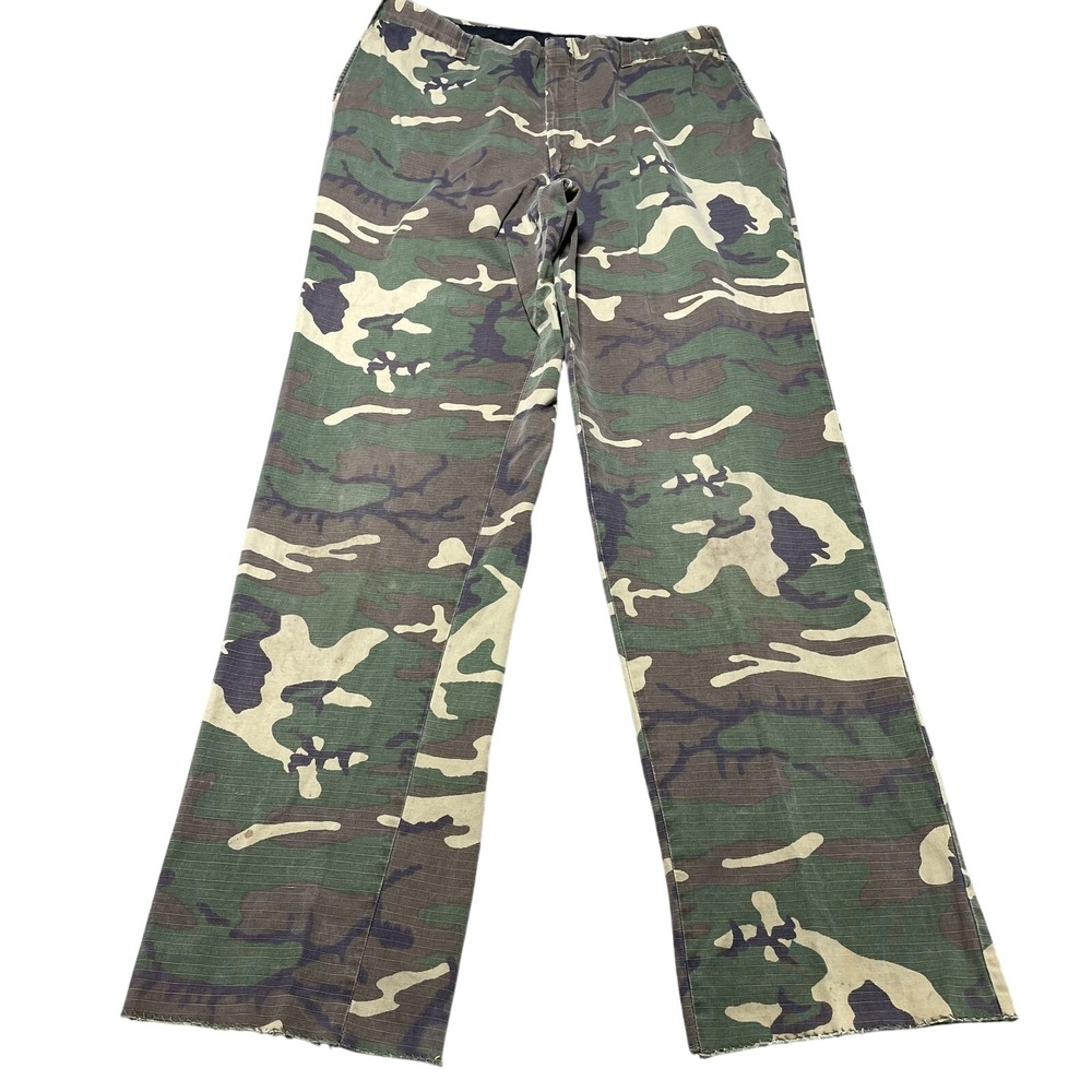 Vintage Herters Camo Hunting Pants Mens 33x32 Woodland‎ Camouflage Outdoor 80s
